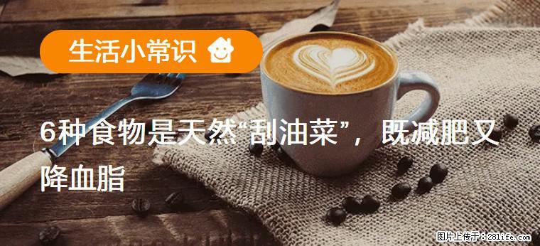 【生活小常识】6种食物是天然“刮油菜”，既减肥又降血脂 - 肇庆生活资讯 - 肇庆28生活网 zq.28life.net